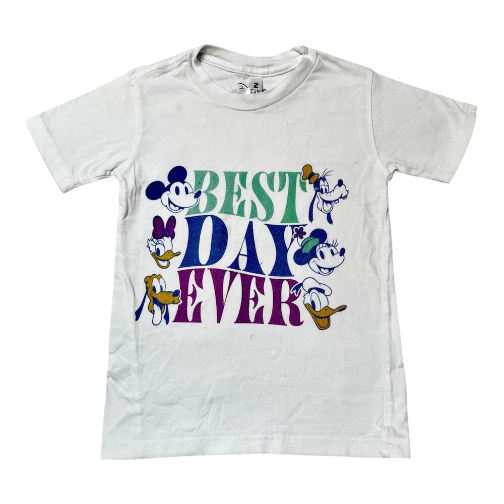 Disney Best Day Ever Graphic Character Tee Size S